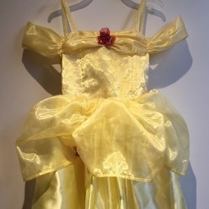 Disney Belle princess yellow ballgown costume 4-6x